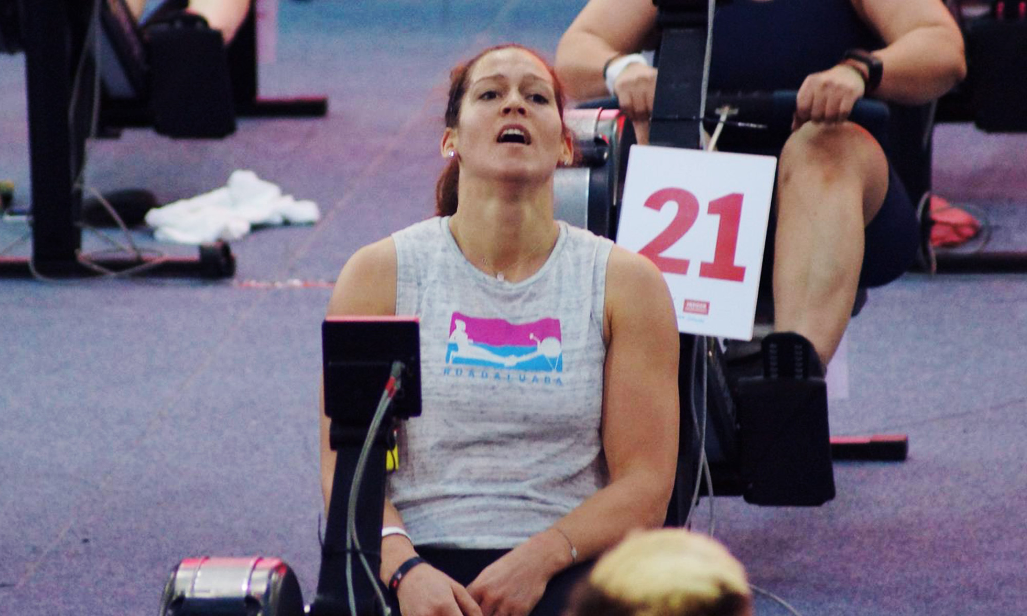 Anna Mühle, dein Coach für Indoor Rowing.
